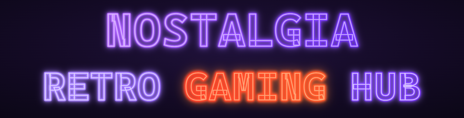 Logo Nostalgia Retro Gaming Hub